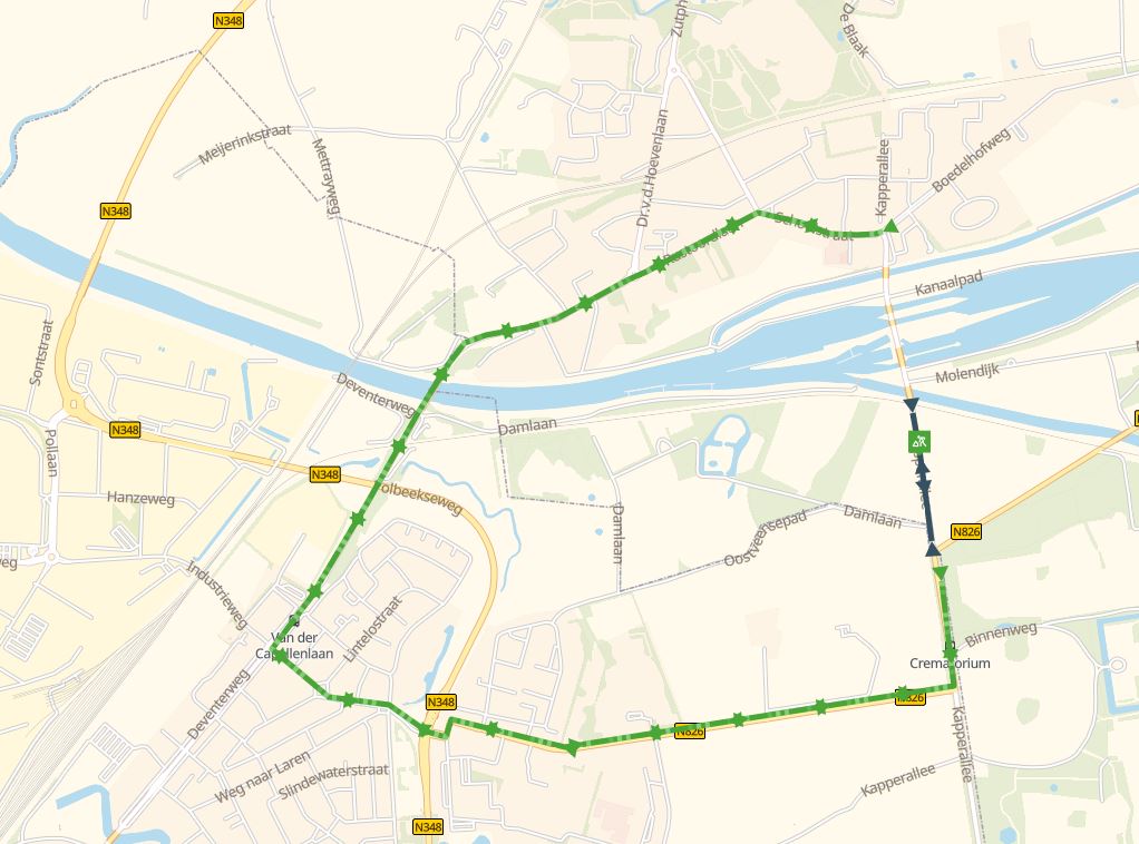 Afsluiting Kapperallee