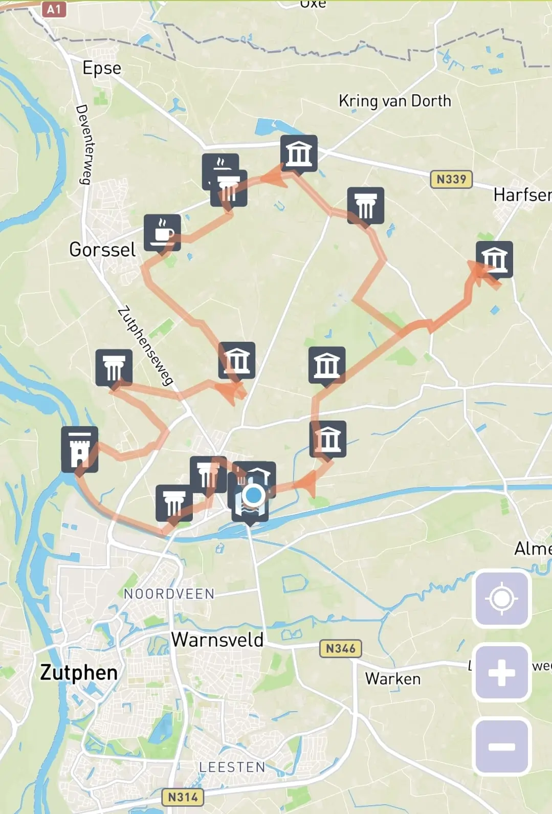 Battle Field Tour Eefde Fietsen 28 km
