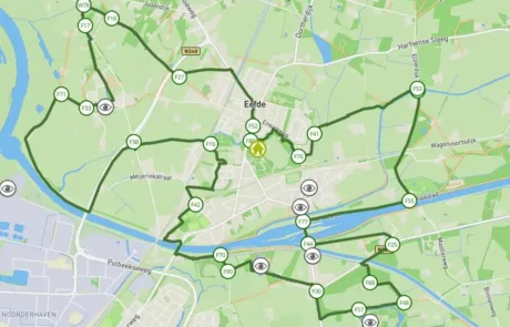 Knapzakroute Eefde - Wandelroute 17 km