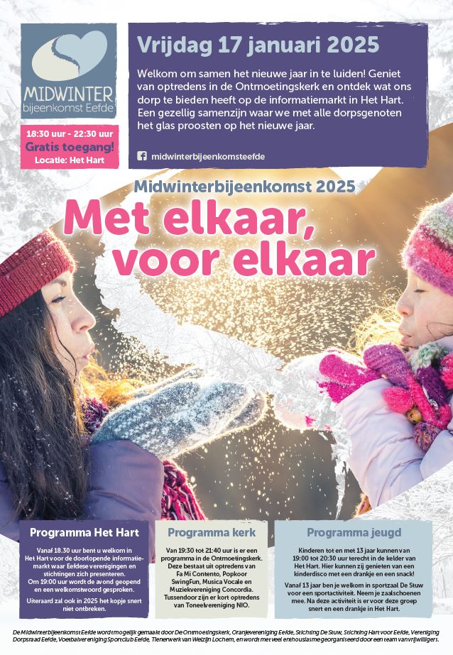 Midwinterbijeenkomst Flyer Midwinterbijeenkomst Flyer