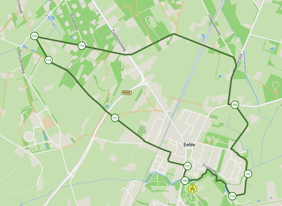 Wandelroute Rondje Eefde